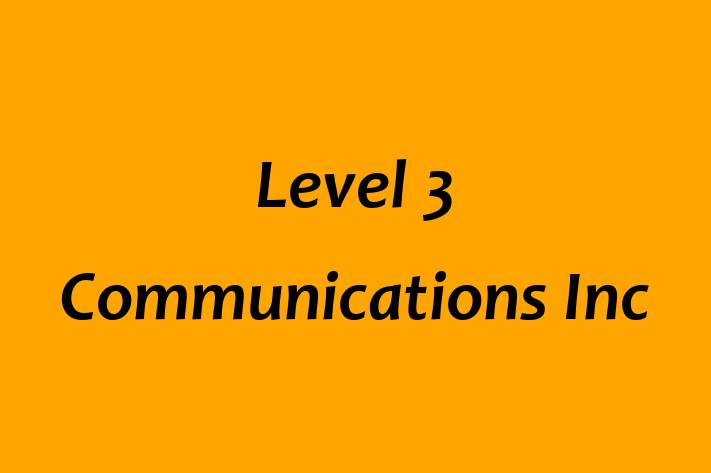 Tech Firm Level 3 Communications Inc