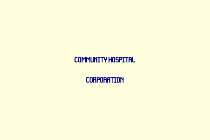 Employee Relations Community Hospital Corporation