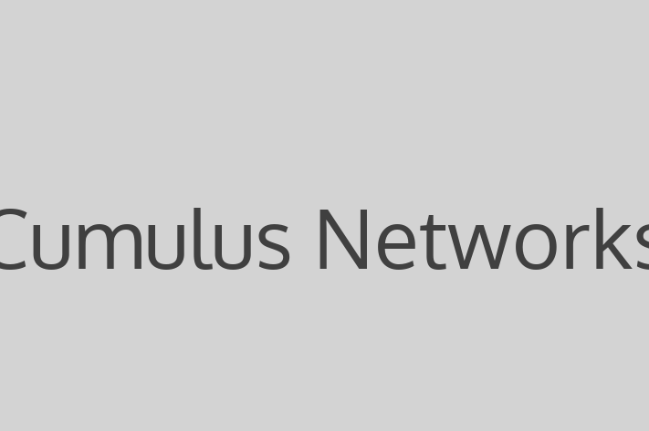 Software Development Firm Cumulus Networks