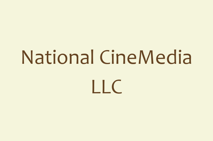 Technology Company National CineMedia LLC