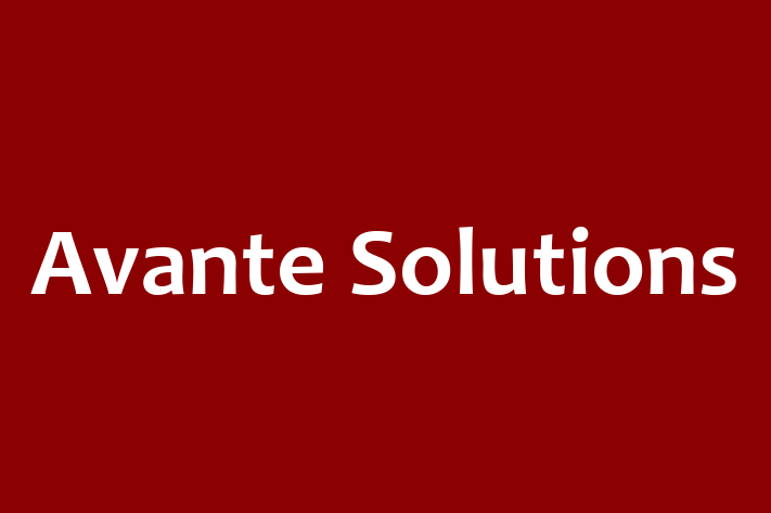 Tech Solutions Company Avante Solutions