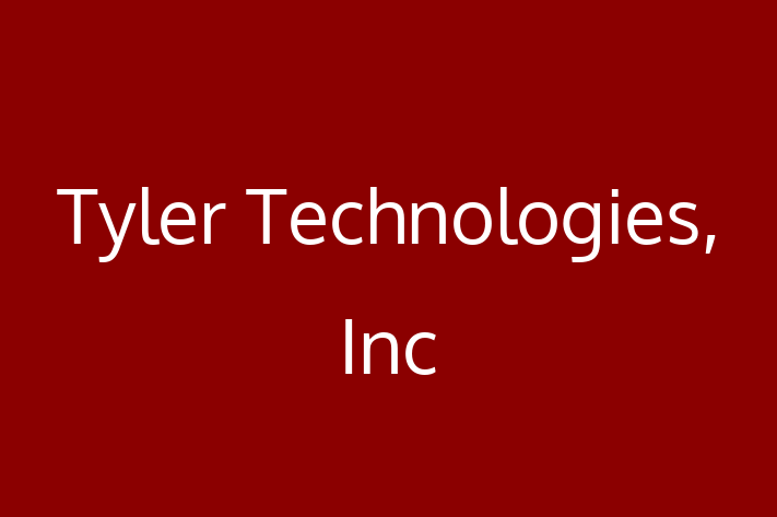 Software Engineering Company Tyler Technologies Inc