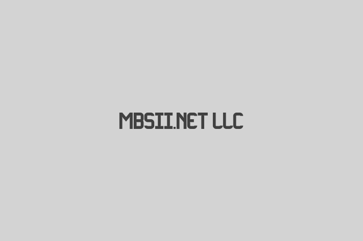 Application Development Company MBSII.NET LLC