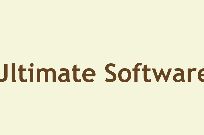 Software Consultancy Ultimate Software