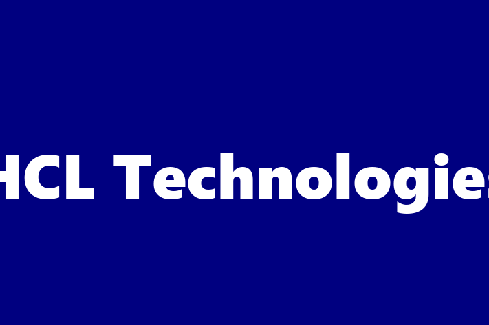 Application Development Company HCL Technologies