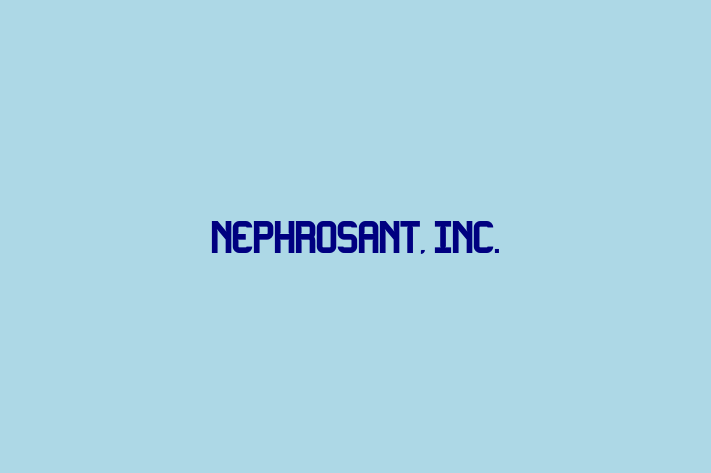 Employee Resource Management NephroSant Inc.