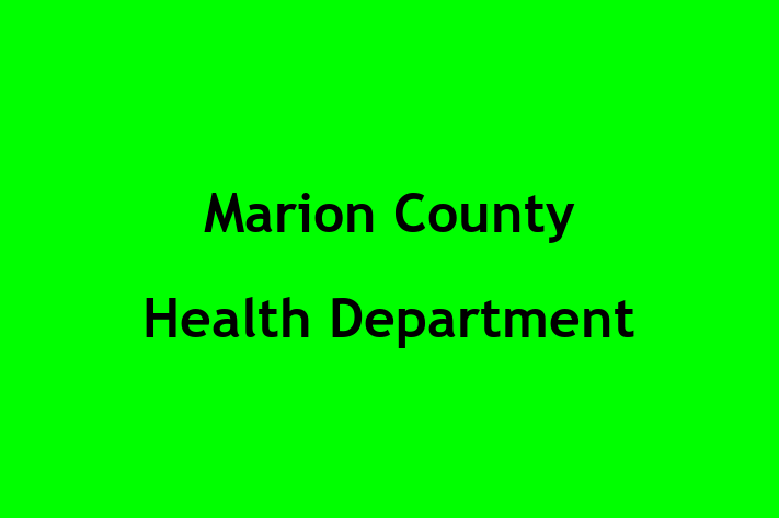 Human Capital Management Marion County Health Department