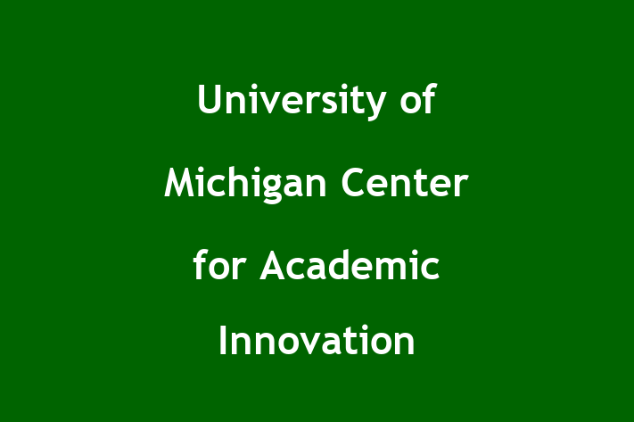 Employee Relations University of Michigan   Center for Academic Innovation