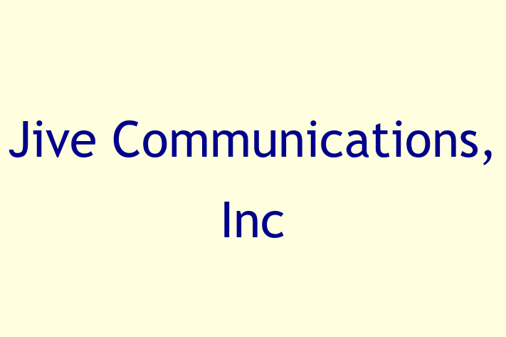 Application Development Company Jive Communications Inc