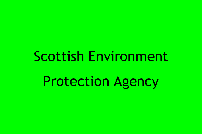 Tech Firm Scottish Environment Protection Agency