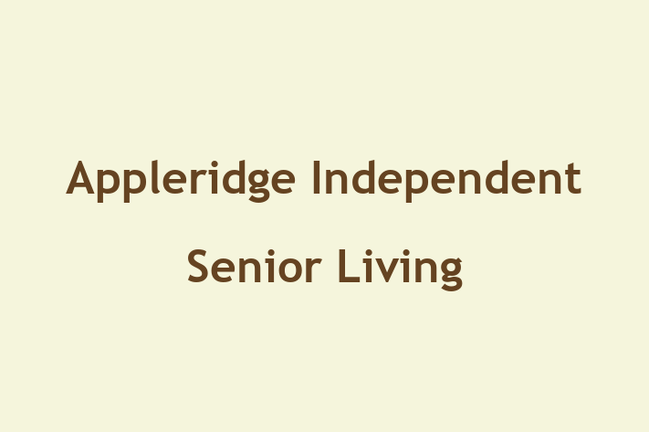 HR Administration Appleridge Independent Senior Living