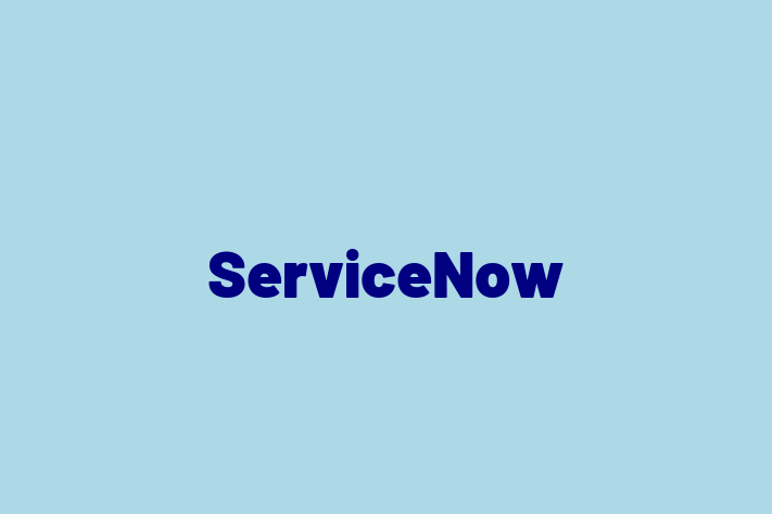 Software Development Company ServiceNow