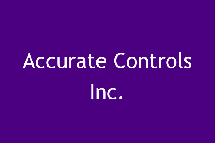 Software Solutions Provider Accurate Controls Inc.