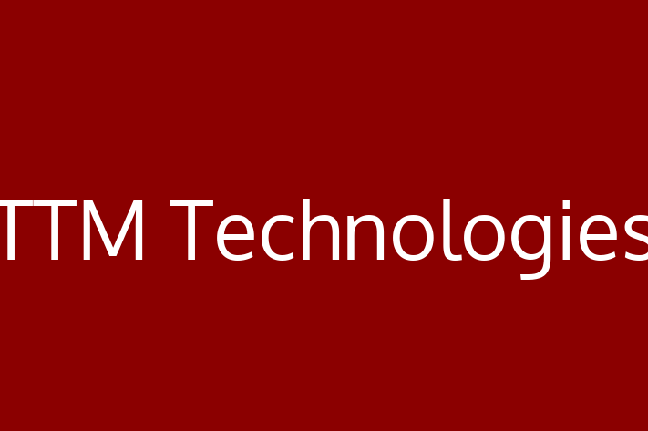 Technology Company TTM Technologies