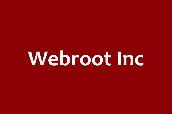 Software Engineering Company Webroot Inc