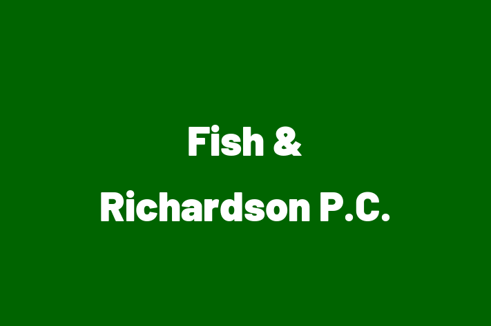 Talent Management Fish Richardson P.C.