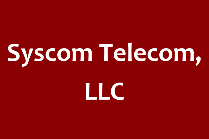 Application Development Company Syscom Telecom LLC