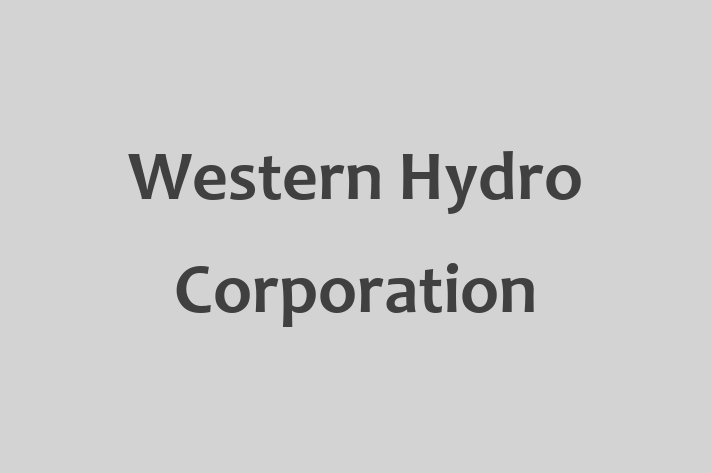 Electrical fitters Western Hydro Corporation