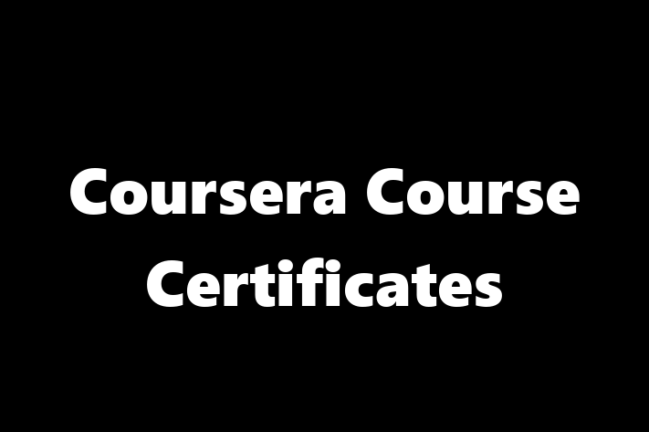 IT Company Coursera Course Certificates