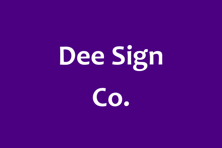 Labor Relations Dee Sign Co.