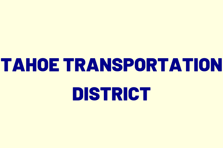 Personnel Management TAHOE TRANSPORTATION DISTRICT