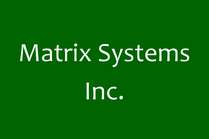 Technology Company Matrix Systems Inc.