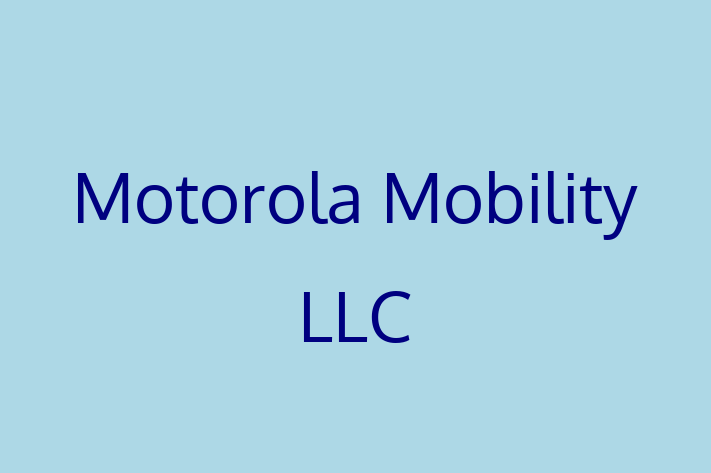 Software Solutions Provider Motorola Mobility LLC