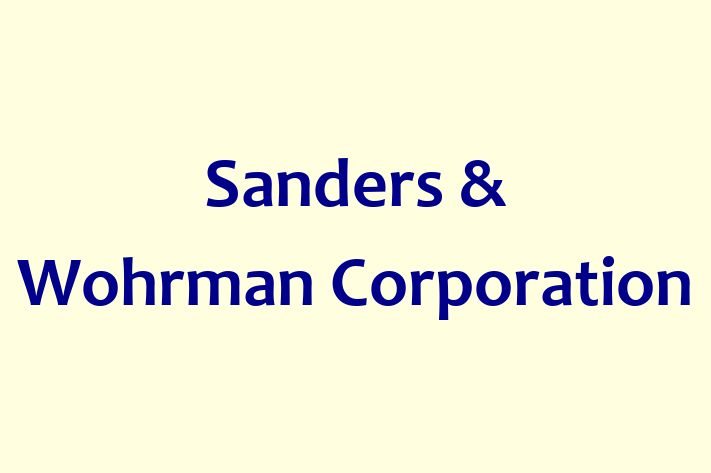 Human Capital Management Sanders  Wohrman Corporation