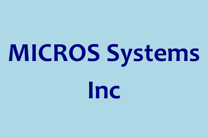 Software Solutions Provider MICROS Systems Inc