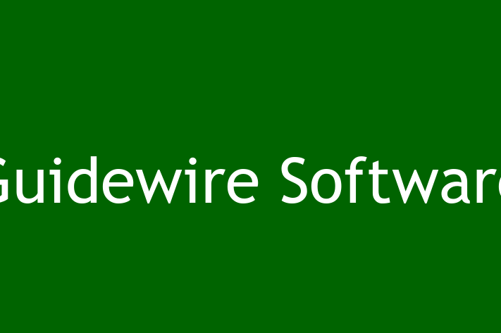 Software Development Firm Guidewire Software