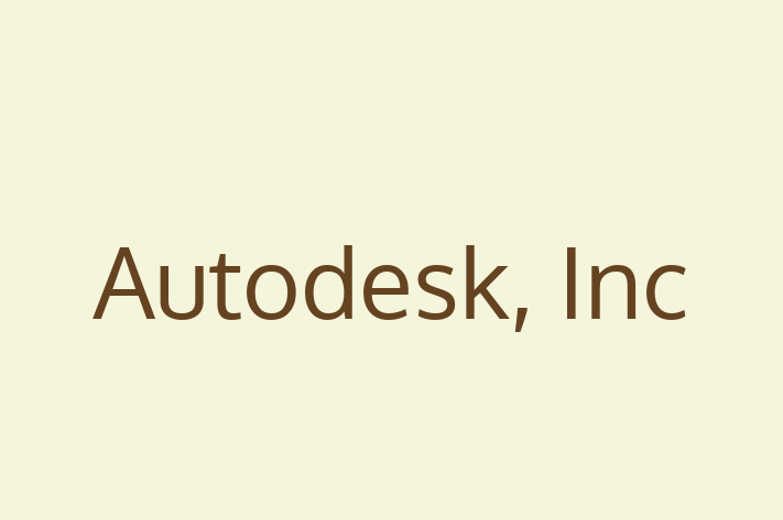 Software Consultancy Autodesk Inc