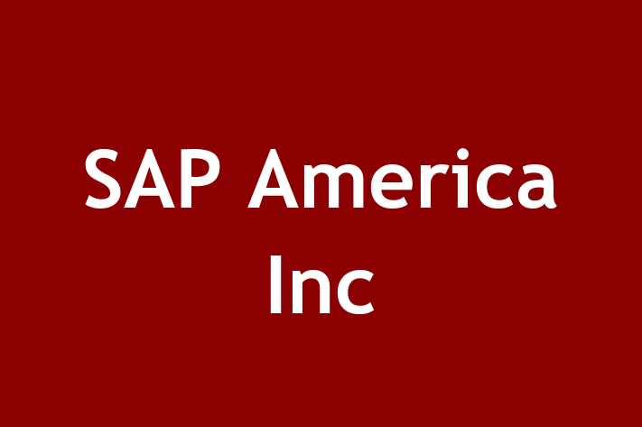 Software Solutions Provider SAP America Inc