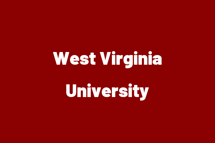 Talent Management West Virginia University