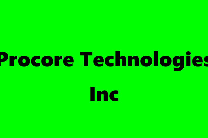 Software Consultancy Procore Technologies Inc