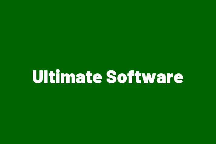 Tech Firm Ultimate Software