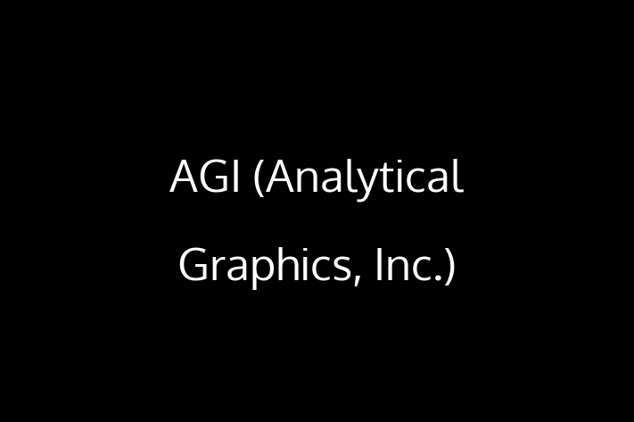 Software Development Firm AGI Analytical Graphics Inc.