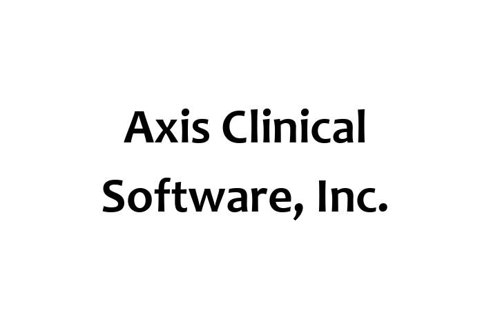 Software Firm Axis Clinical Software Inc.