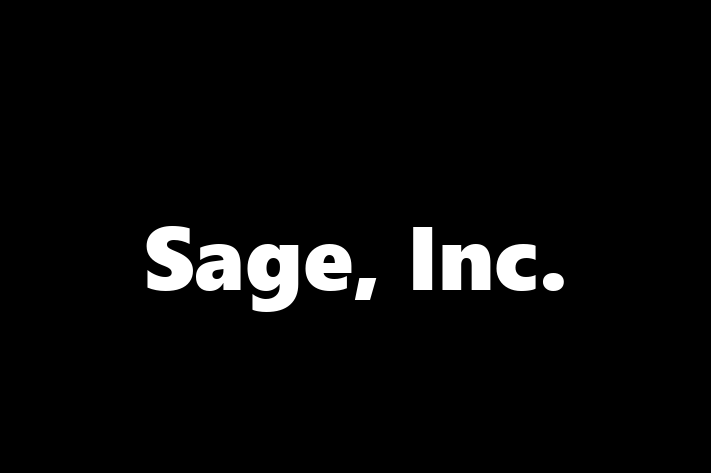 Software Services Company Sage Inc.