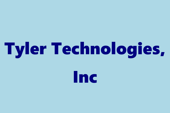 Technology Company Tyler Technologies Inc