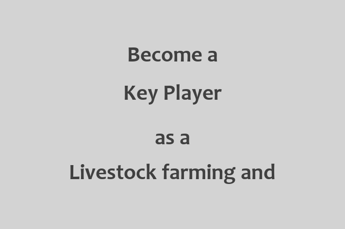 Become a Key Player as a Livestock farming and veterinary medicine in San Mateo