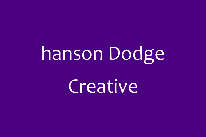 Software Firm hanson Dodge Creative