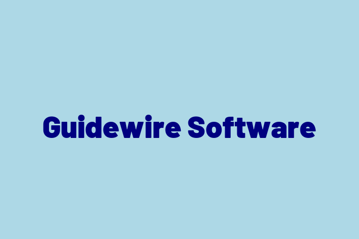 Software Development Firm Guidewire Software