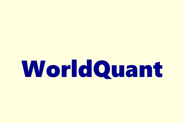 Staff Management WorldQuant