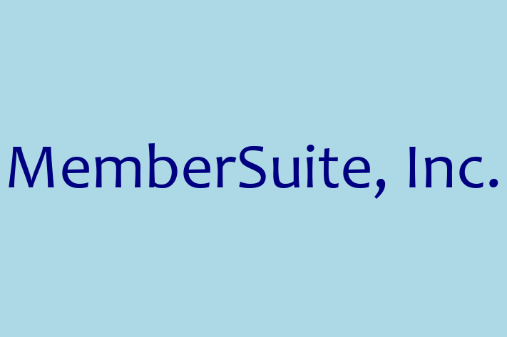 Software Solutions Provider MemberSuite Inc.