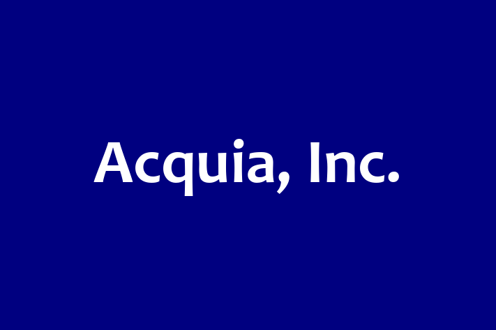 Software Firm Acquia Inc.