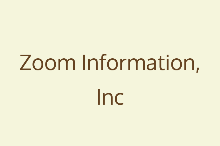 Software Firm Zoom Information Inc