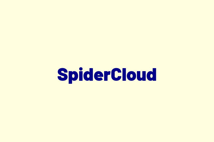 Software Solutions Provider SpiderCloud