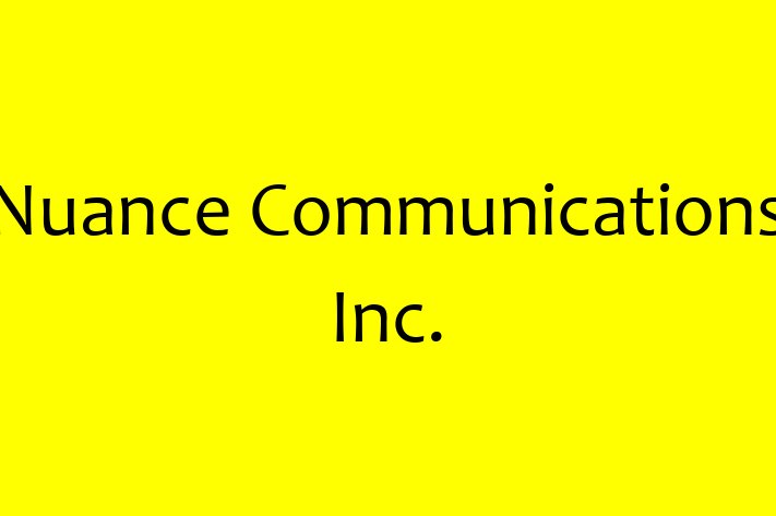 Software Engineering Company Nuance Communications Inc.