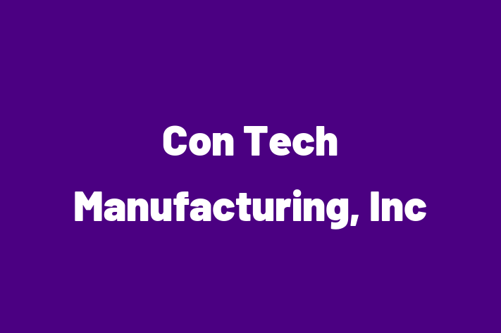 Staff Management Con Tech Manufacturing Inc