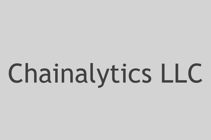 Software Firm Chainalytics LLC